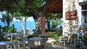 Seaside Greek dining in Kardamyli Mani