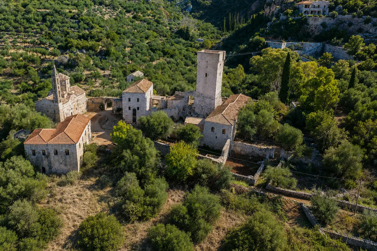 A Romantic Week for Two in Kardamyli: How Couples Use Achilles Cottage 1 Mourtzinos Tower at Old Kardamyli built in 1807